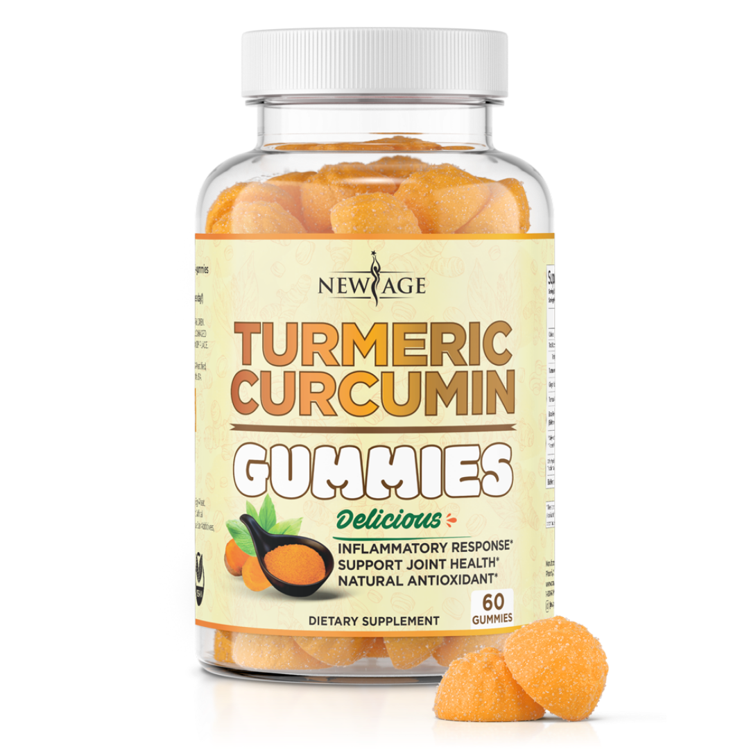 Turmeric Ginger Gummies New Age Natural