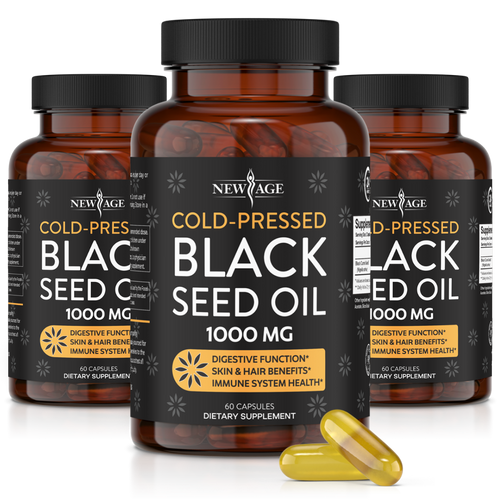 Black Seed Oil Capsules New Age Natural