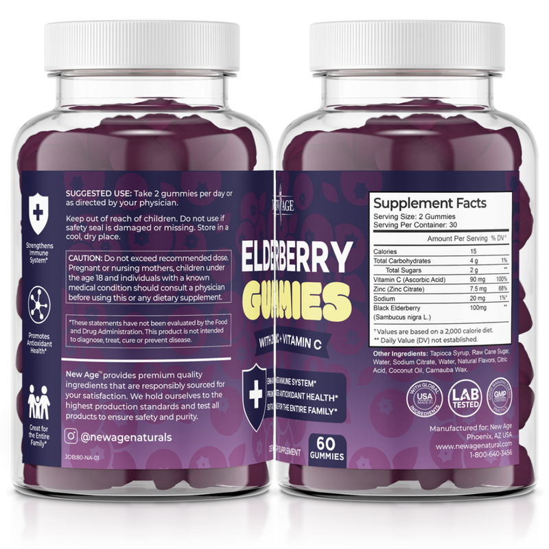Elderberry Gummies New Age Natural