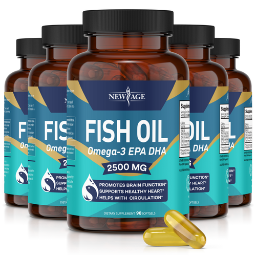 Fish Oil Capsules New Age Natural