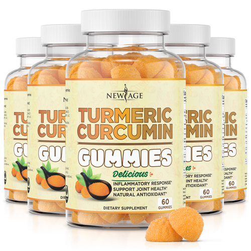 Turmeric Ginger Gummies New Age Natural